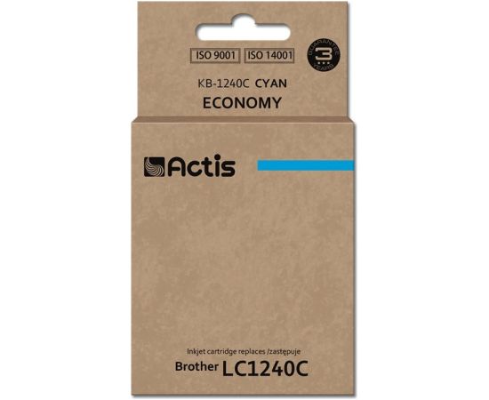 Actis KB-1240C ink (replacement for Brother LC1240C/LC1220C; Standard; 19 ml; cyan)