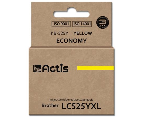 Actis KB-525Y ink (replacement for Brother LC-525Y; Standard; 15 ml; yellow)