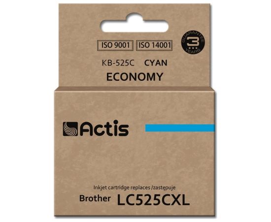 Actis KB-525C ink (replacement for Brother LC-525C; Standard; 15 ml; cyan)