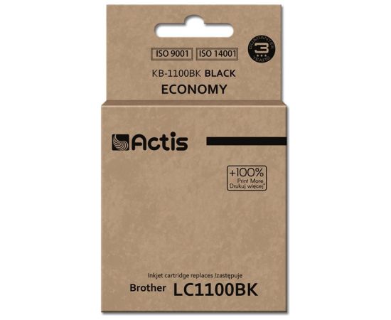 Actis KB-1100Bk ink (replacement for Brother LC1100BK / 980BK; Standard; 28 ml; black)