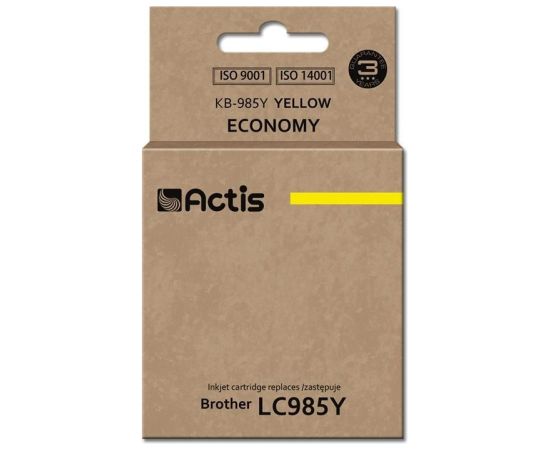 Actis KB-985Y ink (replacement for Brother LC985Y; Standard; 19.5 ml; yellow)