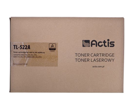 Activejet Toner cartridge TL-522A for Lexmark printers; Lexmark replacement 52D2000; Supreme; 6000 pages; black