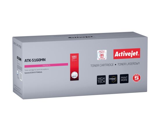 Activejet ATK-5160MN toner (replacement for Kyocera TK-5160M; Supreme; 12000 pages; magenta)