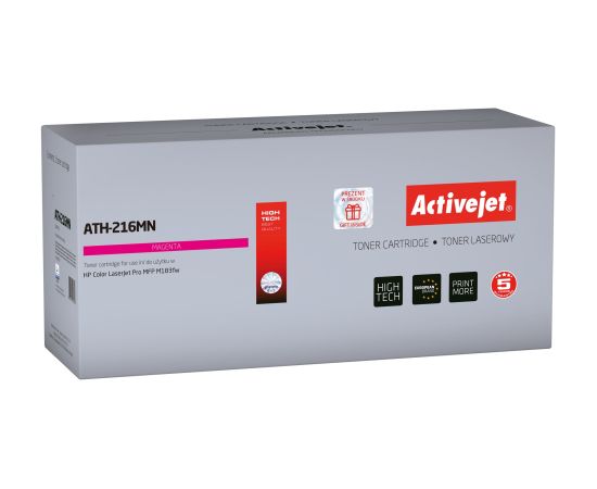 Activejet ATH-216MN toner cartridge for HP printers, Replacement HP 216A W2413A; Supreme; 850 pages; Purple, with chip
