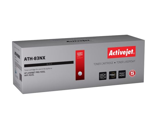 Activejet ATH-83NX toner (replacement for HP 83X CF283X; Supreme; 2200 pages; black)