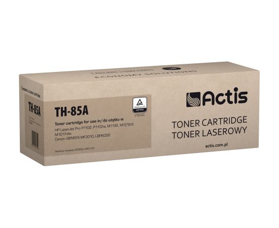 Actis TH-85A toner (replacement for HP 85A CE285A, Canon CRG-7225; Standard; 1600 pages; black)