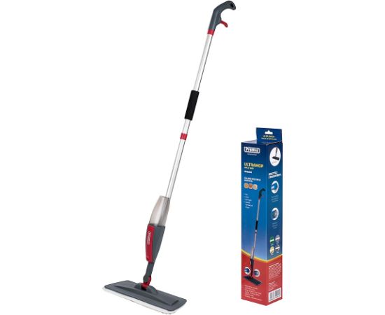 PROMIS Spray mop, grey-red