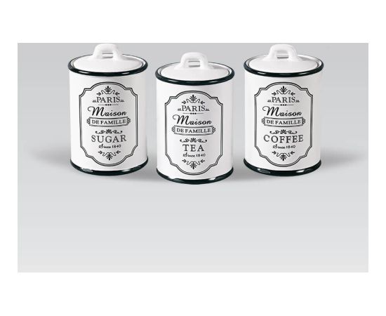 Set of 3 containers  MAESTRO MR-20030-03CS Naži