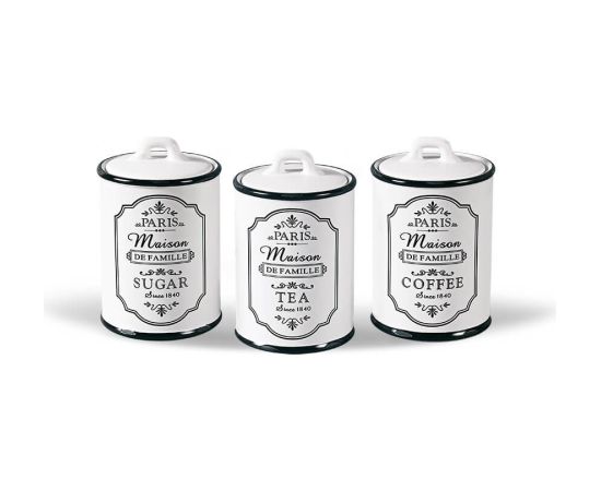 Set of 3 containers  MAESTRO MR-20030-03CS Naži