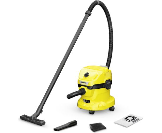 Sausās un mitrās tīrīšanas putekļsūcējs Karcher WD 2-18 V-12/18 (YYY); 18 V (bez akumulatora un lādētāja)