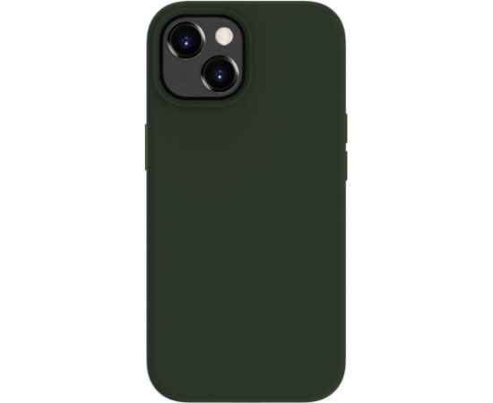 Evelatus iPhone 15 Premium Magsafe Soft Touch Silicone Case Apple Dark Olive