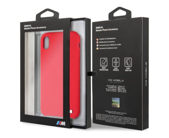 BMW iPhone XR Hardcase Silicone Apple Red