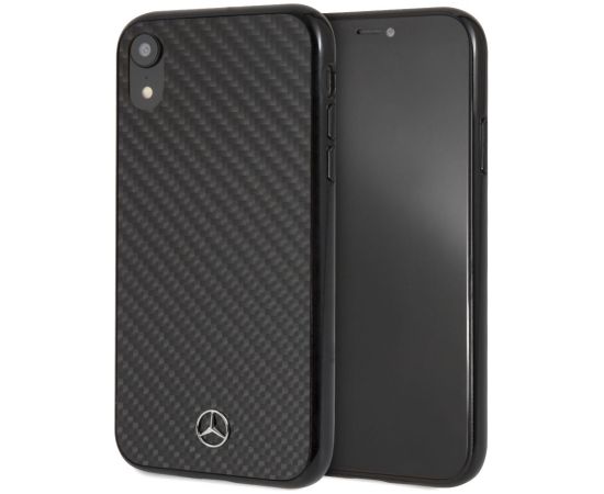 Mercedes-Benz iPhone XR Hard Case Real Carbon Fiber Apple Black