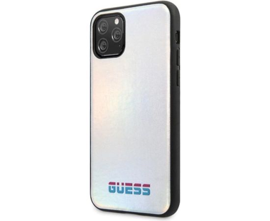 Guess iPhone 11 Pro Iridescent Cover Apple Silver