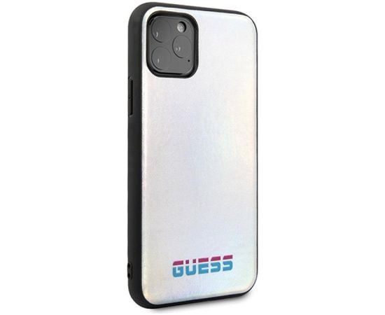 Guess iPhone 11 Pro Iridescent Cover Apple Silver