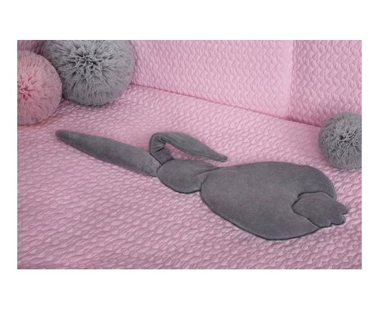 Piecu daļu gultas veļas komplekts 120x90 40x60 cm, rozā