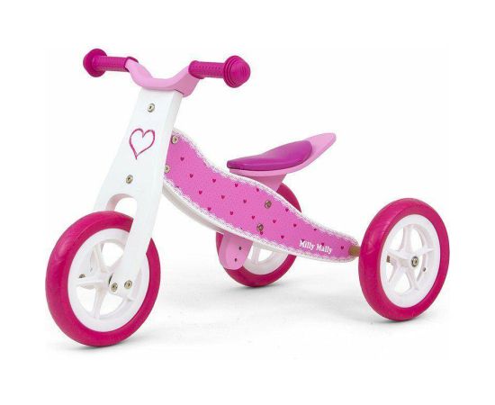 Balansa-stumjamais velosipēds 2in1 Look, rozā