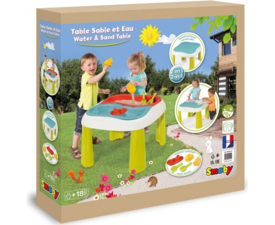 Ūdens un smilšu spēļu galds Smoby