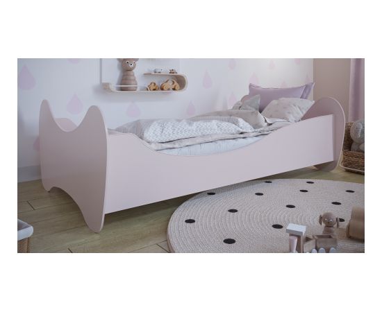 Gulta - Lilly, rozā, 160x80, ar matraci