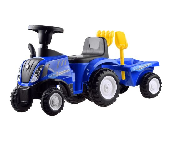 Bērnu stumjamais traktors ar piekabi "New Holland"