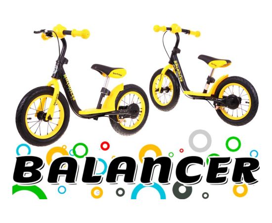 Līdzsvara velosipēds Sportrike Balancer, dzeltens