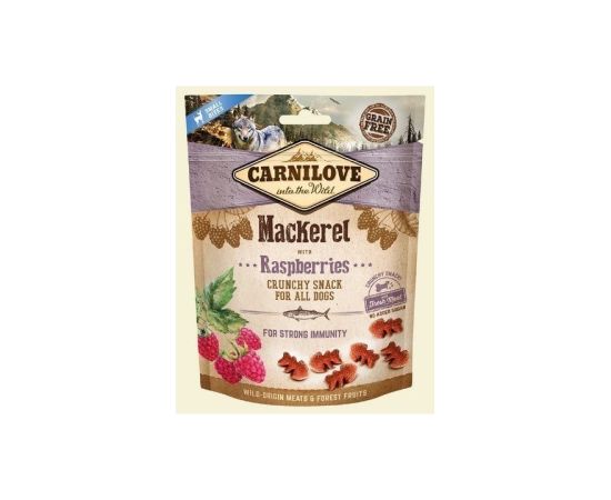 CARNILOVE Fresh Crunchy Mackerel + Raspberries - dog treat - 200 g