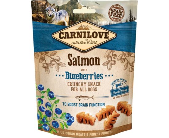 CARNILOVE Fresh Crunchy Salmon+Blueberry dog treat - 200 g