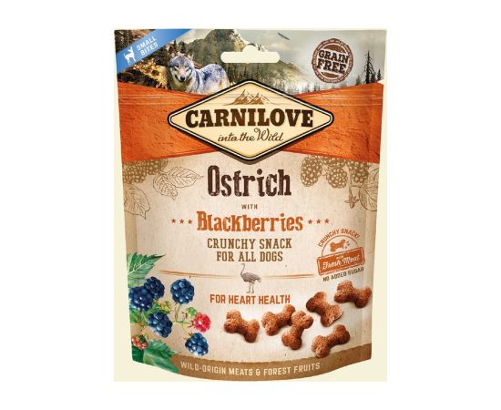 CARNILOVE Fresh Crunchy Ostrich with blackberries - dog treat - 200 g