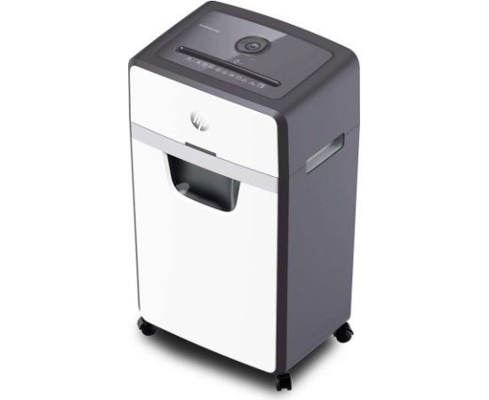 HP ONESHRED 24CC shredder, cut-offs, P-4, 24 cards, 30l, light grey