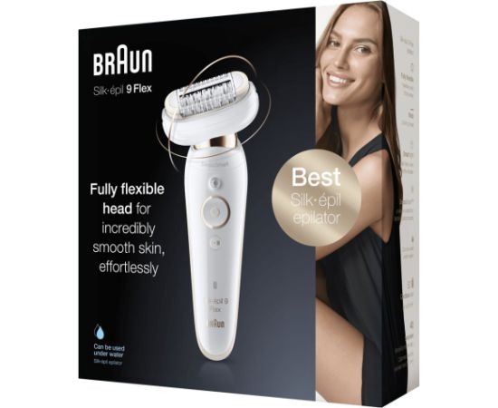 Braun Silk-épil 9 Flex 40 tweezers White, Gold