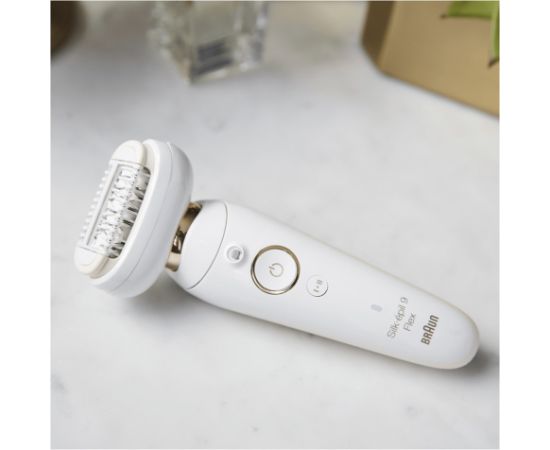 Braun Silk-épil 9 Flex 40 tweezers White, Gold