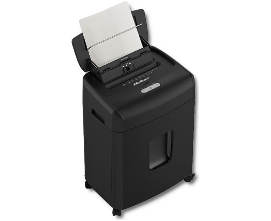 Qoltec 50326 paper shredder Micro-cut shredding 62 dB 22 cm Black