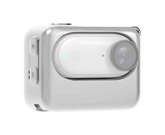 Camera Charging Case PULUZ Silicone Case For Insta360 GO 3 (White)