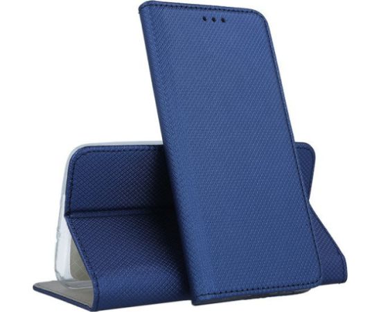 Mocco Smart Magnet Book Case Grāmatveida Maks Telefonam Xiaomi Redmi Note 10 5G / Poco M3 Zils