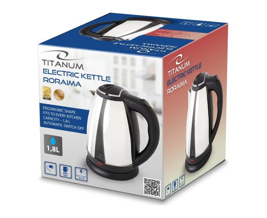 Esperanza Titanum TKK102S Electric kettle 1.8L 1800W Silver