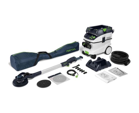 Slīpmašīna sienām “žirafe” Festool PLANEX LHS 2-M 225 EQ/CTM 36-Set