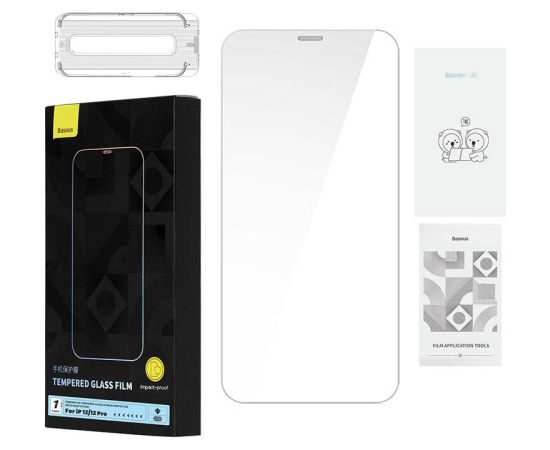 Tempered Glass Baseus 0.4mm Iphone 12/12 Pro  + cleaning kit