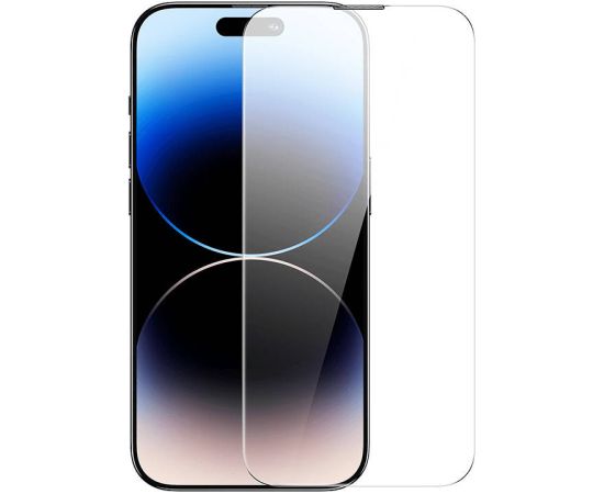 Tempered Glass Baseus Corning for iPhone 14 Pro with built-in dust filter