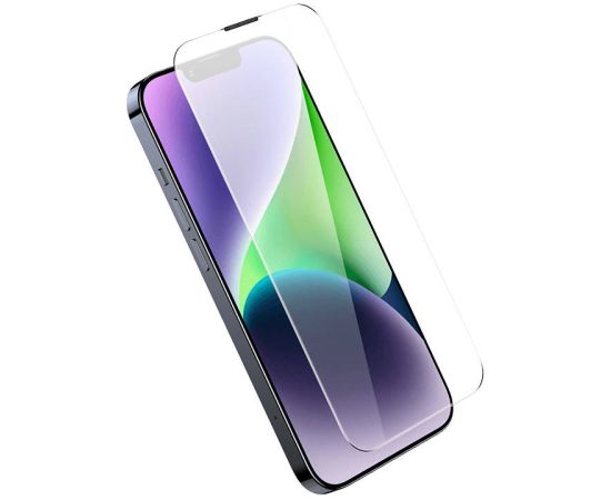 Tempered Glass Baseus Corning for iPhone 13 Pro Max/14 Plus with built-in dust filter