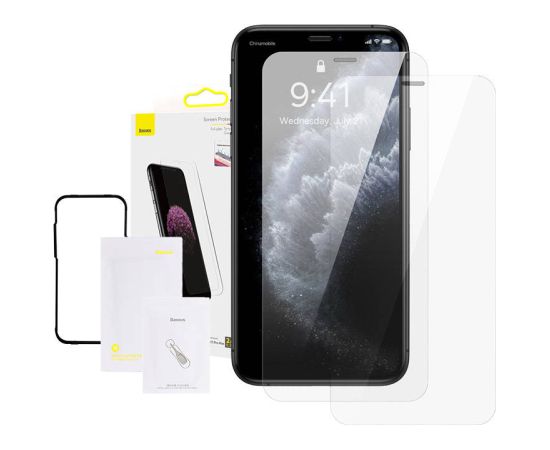 Baseus 0.3mm Full-glass Tempered Glass Film(2pcs pack) for iPhone XS Max/11 Pro Max 6.5inch