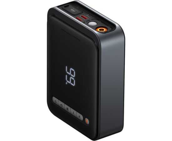 Powerbank / Starter + Compressor 2in1 Baseus Super Energy Car Jump Starter, 8000mAh, 1000A USB (black) Зарядные устройства и стартеры