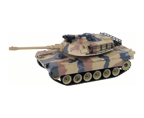 Import Leantoys USA M1A2 RC 1:18 Remote Controlled Sand Tank