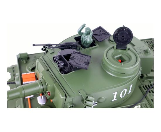 Import Leantoys Tiger RC Tank 1:18 Green Remote Controlled