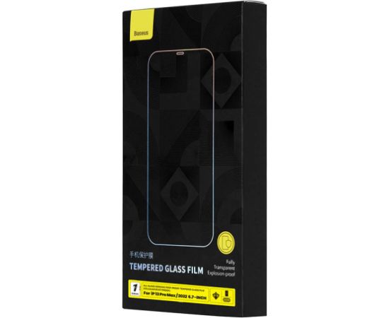 Baseus Tempered glass with privatizing filter 0.4mm for iPhone 14 Plus/13 Pro Max