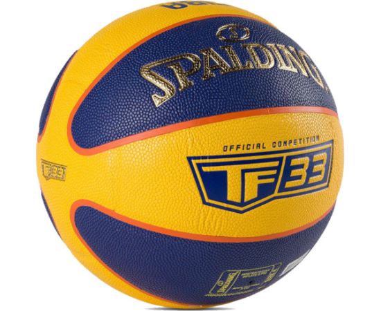 SPALDING TF-33 R.6 OFICIĀLĀS SACENSĪBAS BASKETBOLS