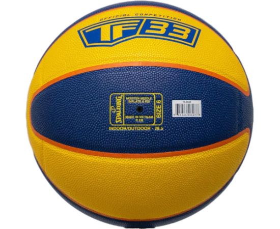 SPALDING TF-33 R.6 OFICIĀLĀS SACENSĪBAS BASKETBOLS