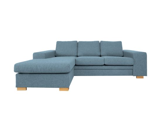 Stūra dīvāns DAGMAR gaiši zils