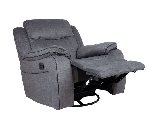 Recliner armchair GENTRY manual, grey