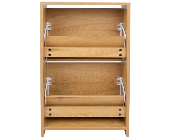 Shoe cabinet AALBORG 49x18xH84cm, oak