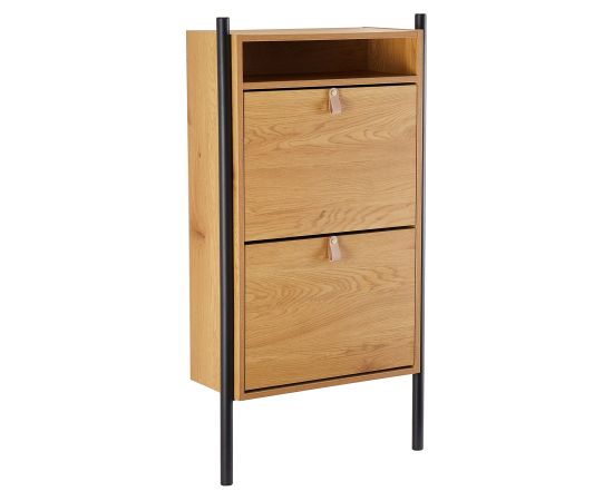 Apavu skapis AALBORG 55,6x26xH91,5cm, ozols
